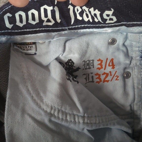 Googi Jeans Womens Size 3/4 Blue (29x32.5) Embroidered Detailed Denim - Picture 16 of 16